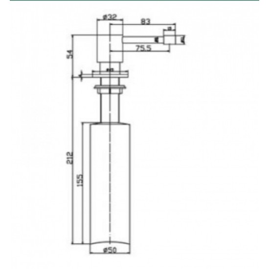 2.13-in. W Kitchen Sink Soap Dispenser_AI-34889