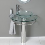 Fresca Attrazione 30" Modern Glass Bathroom Vanity w/ Frosted Edge Mirror