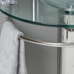 Fresca Attrazione 30" Modern Glass Bathroom Vanity w/ Frosted Edge Mirror