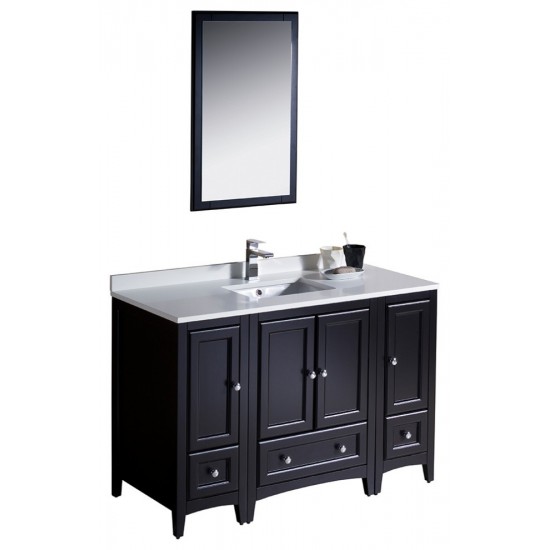 Fresca Oxford 48" Espresso Traditional Bathroom Vanity