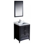 Fresca Oxford 24" Espresso Traditional Bathroom Vanity