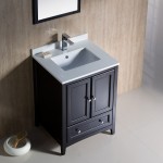 Fresca Oxford 24" Espresso Traditional Bathroom Vanity