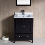 Fresca Oxford 24" Espresso Traditional Bathroom Vanity