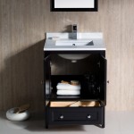 Fresca Oxford 24" Espresso Traditional Bathroom Vanity