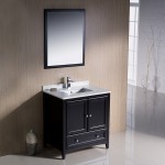 Fresca Oxford 30" Espresso Traditional Bathroom Vanity