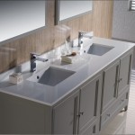 Fresca Oxford 72" Gray Traditional Double Sink Bathroom Vanity, FVN20-3636GR