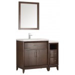 Fresca Cambridge 42" Antique Coffee Traditional Bathroom Vanity w/ Mirror