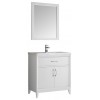 Fresca Cambridge 30" White Traditional Bathroom Vanity w/ Mirror