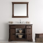 Fresca Kingston 49" Antique Coffee Traditional Bathroom Vanity w/ Mirror