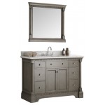 Fresca Kingston 49" Antique Silver Traditional Bathroom Vanity w/ Mirror