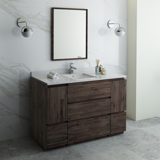 Fresca Formosa 54" Floor Standing Modern Bathroom Vanity w/ Mirror