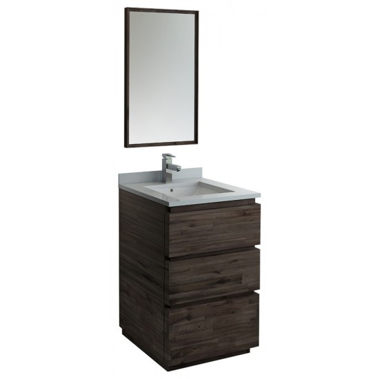 Fresca Formosa 24" Floor Standing Modern Bathroom Vanity w/ Mirror