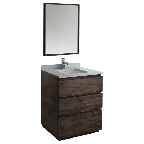 Fresca Formosa 30" Floor Standing Modern Bathroom Vanity w/ Mirror