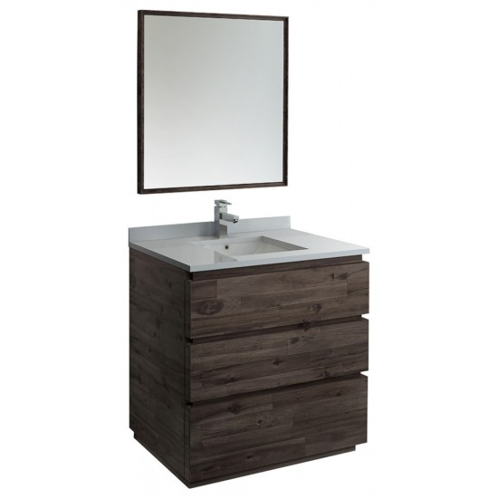 Fresca Formosa 36" Floor Standing Modern Bathroom Vanity w/ Mirror