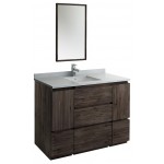 Fresca Formosa 48" Floor Standing Modern Bathroom Vanity w/ Mirror