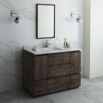 Fresca Formosa 48" Floor Standing Modern Bathroom Vanity w/ Mirror