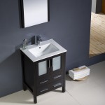 Fresca Torino 24" Espresso Modern Bathroom Vanity w/ Integrated Sink