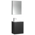 Fresca Valencia 20" Black Wall Hung Modern Bathroom Vanity w/ Medicine Cabinet