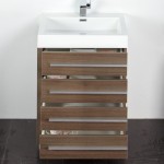 Fresca Livello 24" Gray Oak Modern Bathroom Vanity w/ Medicine Cabinet