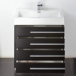 Fresca Livello 30" Black Modern Bathroom Vanity w/ Medicine Cabinet