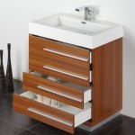 Fresca Livello 30" Teak Modern Bathroom Vanity w/ Medicine Cabinet