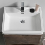 Fresca Tuscany 24" Rosewood Wall Hung Modern Bathroom Vanity w/ Medicine Cabinet