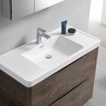 Tuscany 40" Rosewood Free Standing Modern Bathroom Vanity w/ Medicine Cabinet