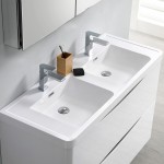 Tuscany 48 White Free Standing Double Sink Bathroom Vanity w/ Medicine Cabinet