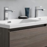 48 Gray Wood Free Standing Double Sink Bathroom Vanity w/ Medicine Cabinet