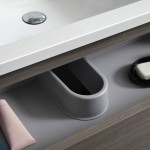 Lazzaro 30" Gray Wood Free Standing Modern Bathroom Vanity w/ Medicine Cabinet