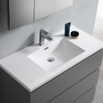 Fresca Lazzaro 42" Gray Free Standing Modern Bathroom Vanity w/ Medicine Cabinet