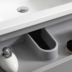 Fresca Lazzaro 42" Gray Free Standing Modern Bathroom Vanity w/ Medicine Cabinet