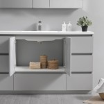 60 Gray Free Standing Single Sink Modern Bathroom Vanity w/ Medicine Cabinet