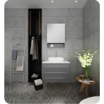 FVN6183GR-VSL Modello 32 Gray Wall Hung Bathroom Vanity with Medicine Cabinet