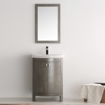 Fresca Greenwich 24" Antique Silver Traditional Bathroom Vanity