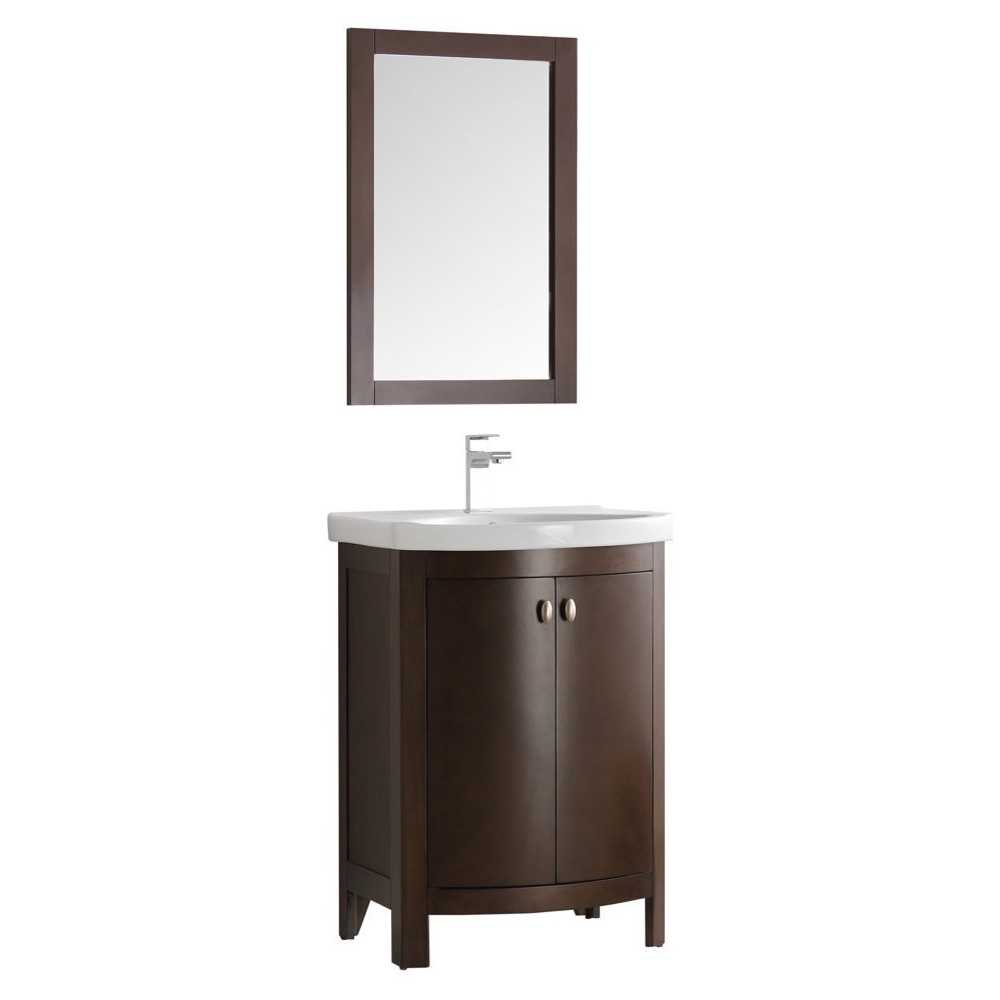 Fresca Greenwich 24" Antique Coffee Traditional Bathroom Vanity