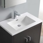Imperia 30 Dark Gray Oak Free Standing Bathroom Cabinet w/ Integrated Sink