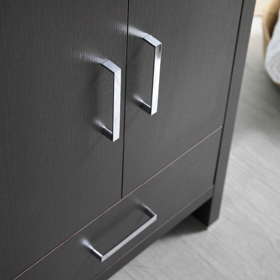 Imperia 30 Dark Gray Oak Free Standing Bathroom Cabinet w/ Integrated Sink