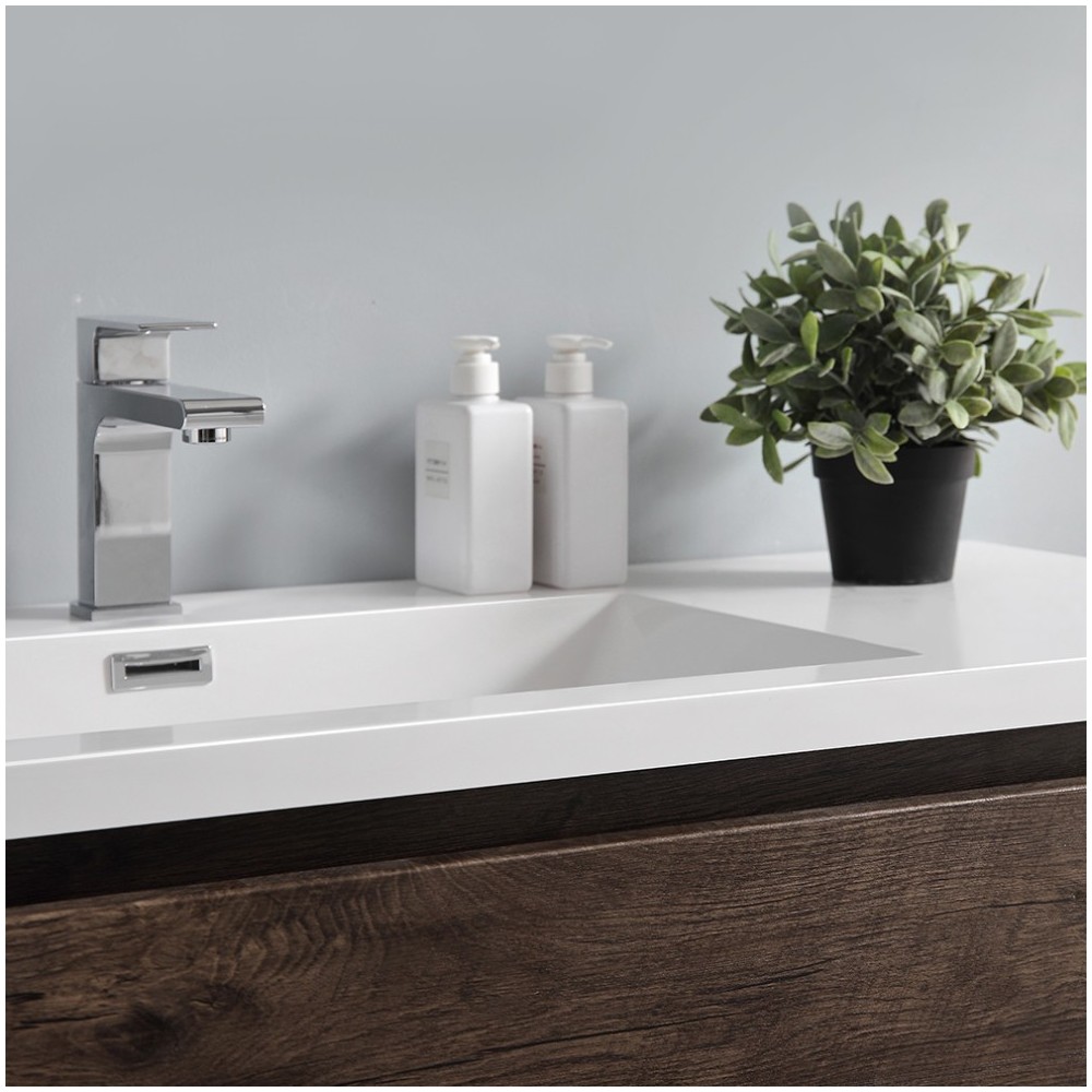 Lazzaro 48" Rosewood Free Standing Modern Bathroom w