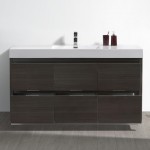 Fresca Valencia 60" Gray Oak Free Standing Modern Bathroom Vanity