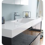 Fresca Valencia 60" Dark Slate Gray Free Standing Modern Bathroom Vanity