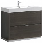 Fresca Valencia 40" Gray Oak Free Standing Modern Bathroom Vanity