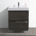 Fresca Valencia 30" Gray Oak Free Standing Modern Bathroom Vanity