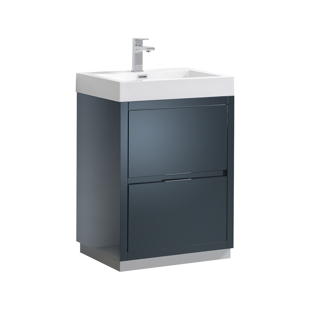 Fresca Valencia 24" Dark Slate Gray Free Standing Modern Bathroom Vanity Fresca Valencia 24" Dark Slate Gray Free Standing Modern Bathroom Vanity