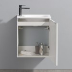 Fresca Valencia 20" Glossy White Wall Hung Modern Bathroom Vanity