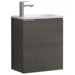 Fresca Valencia 20" Gray Oak Wall Hung Modern Bathroom Vanity