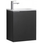 Fresca Valencia 20" Black Wall Hung Modern Bathroom Vanity