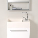 Fresca Pulito 16" Small White Modern Bathroom Vanity w/ Integrated Sink