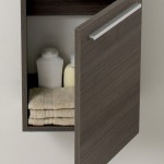 Fresca Pulito 16" Small Gray Oak Modern Bathroom Vanity w/ Integrated Sink