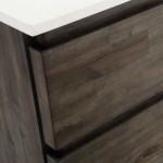 72 Floor Standing Open Bottom Dbl Sink Bathroom Cabinet, Top, Sinks, Wood